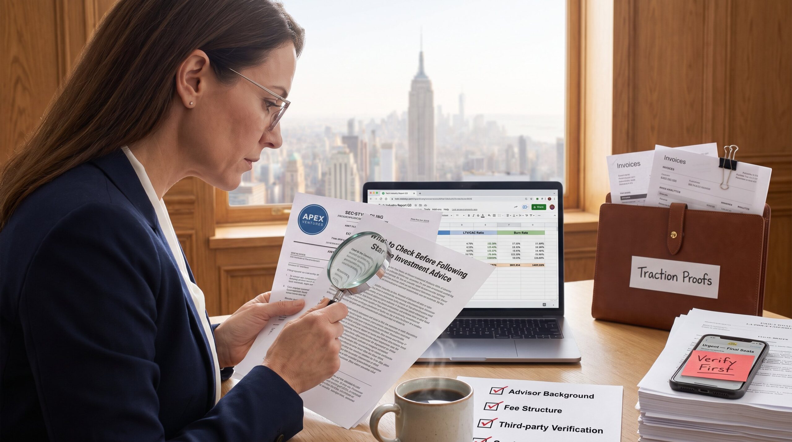 What to Check Before Following Startup Investment Advice